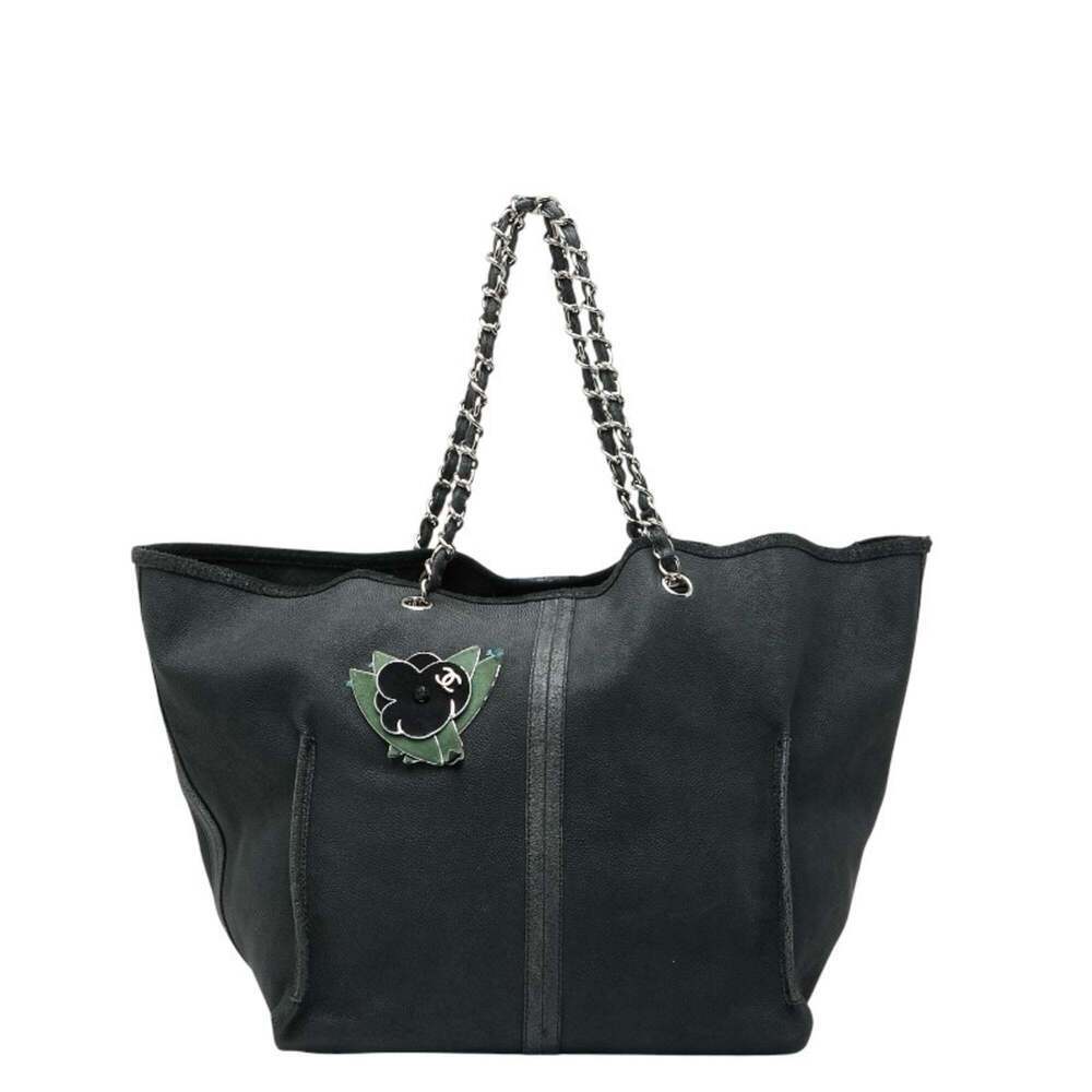 CHANEL Black Caviar Leather Tote Bag - Picture 1 of 15